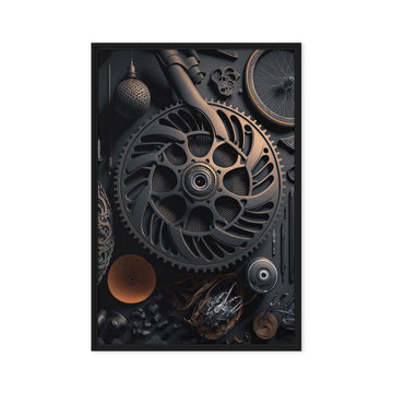 Abstract Organized Bicycle Parts
