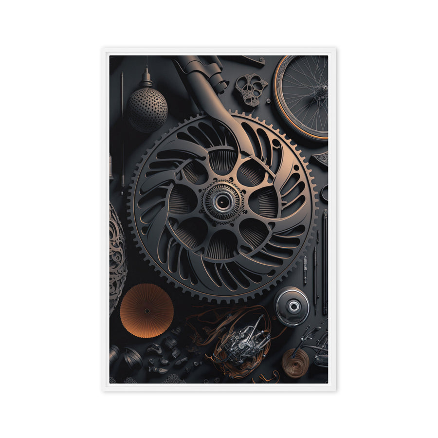 Abstract Organized Bicycle Parts