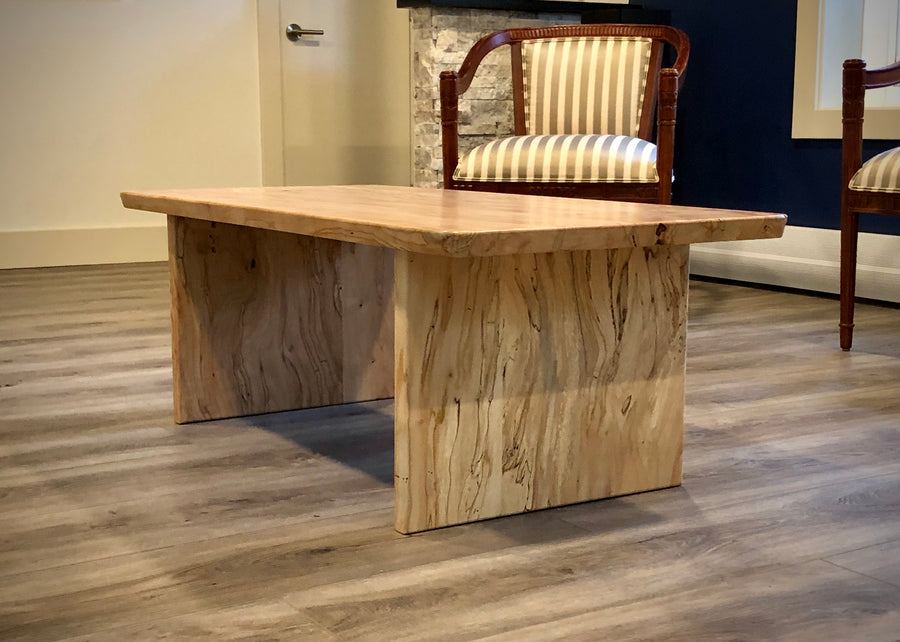 Ambrosia Maple Coffee Table — A modern take with classic materials